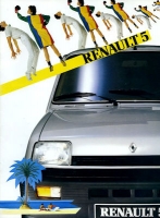 Renault 5 brochure ca. 1984