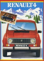 Renault 4 / 4 GTL brochure 1985