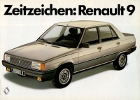 Renault 9 brochure ca. 1986