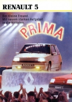 Renault 5 Prima brochure 1991