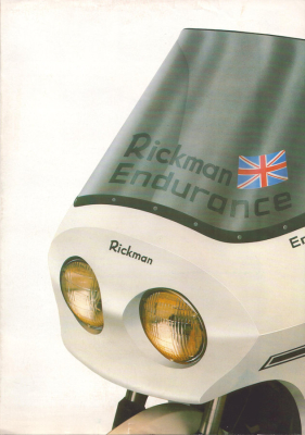 Rickman Endurance Competition Replica Programm ca. 1978