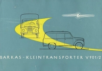 Barkas V 901/2 Pritschen- and Kastenwagen brochure 1960