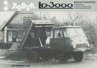 Robur LD 3000 Dreiseitenkipper brochure 1983