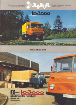 Preview: Robur Prospekt Mappe 1980er Jahre