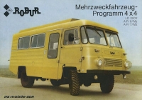 Robur LD 2002 4x4 brochure 1986