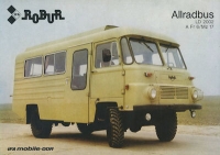 Robur LD 2002 Allradbus Prospekt 1986