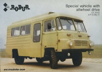 Robur LD 2002 Allradbus brochure 1986