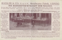Preview: Roesler & Co. Fahrbüfette / -einrichtungen Katalog ca. 1914