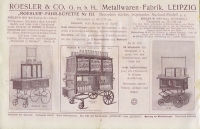 Preview: Roesler & Co. Fahrbüfette / -einrichtungen Katalog ca. 1914
