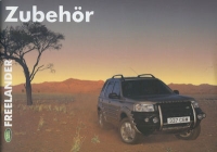 Land Rover Freelander Zubehör Prospekt 2001