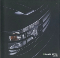 Range Rover equipment brochure 12.2001