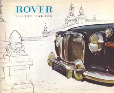 Rover 3 Litre Saloon Prospekt ca. 1960