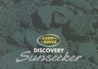 Land Rover Discovery Sunseeker brochure 6.1993