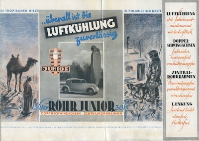 Röhr Junior Prospekt 1934