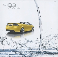 Saab 93 Cabriolet brochure 2009