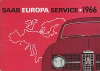 Saab Europa Service 1966