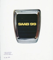 Saab 99 Prospekt ca. 1974