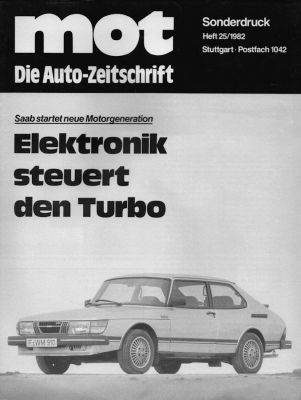 Saab 900 Turbo Test 12.1982