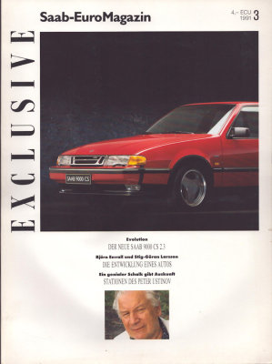 Saab Euro Magazin 1991 Nr. 3
