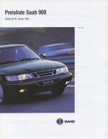 Saab 900 Preisliste 1.1994