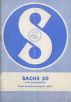 Sachs 50 Typ Saxonette repair manual ca. 1962