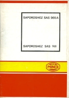 Saporoshez SAS-965 A / SAS 968 Minol Car maintenance plan 1972