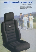 Scheelmann Seats brochure ca. 1990