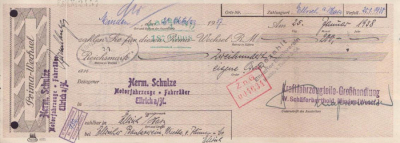 W. Schäferbarthold Minden Wechsel 1937