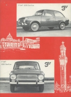 Preview: Carrozzeria Scioneri Fiat 850 Berlina Prospekt ca. 1965