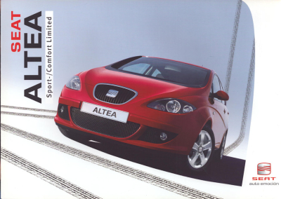 Seat Altea Sport- / Comfort Limited Prospekt 2.2008