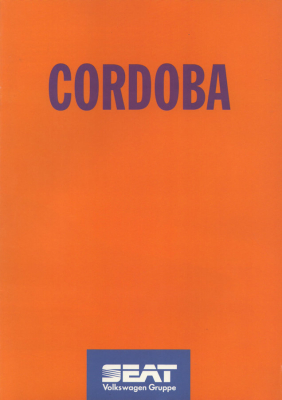 Seat Cordoba Prospekt 8.1994
