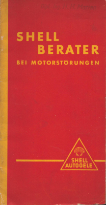 Shell Berater bei Motorstörungen 1934