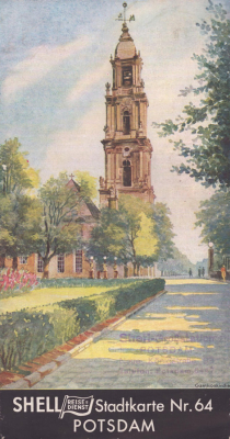 Shell Stadtkarte Nr. 64 Potsdam 1930er Jahre