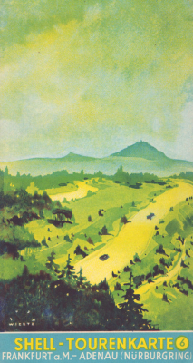 Shell Tourenkarte 6 1930er Jahre
