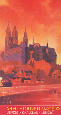 Shell Tourenkarte 17 1930er Jahre