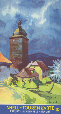 Shell Tourenkarte 29 1930er Jahre