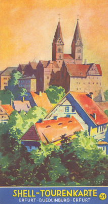 Shell Tourenkarte 31 1930er Jahre