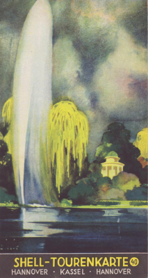 Shell Tourenkarte 40 1930er Jahre