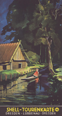Shell Tourenkarte 48 1930er Jahre