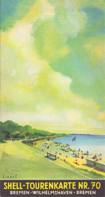 Shell Tourenkarte 70 1930er Jahre