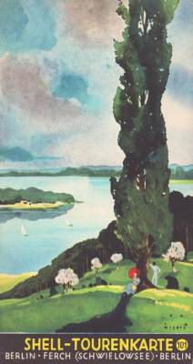 Shell Tourenkarte 101 1930er Jahre