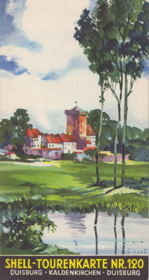 Shell Tourenkarte 120 1930er Jahre