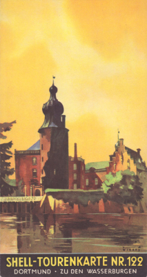 Shell Tourenkarte 122 1930er Jahre