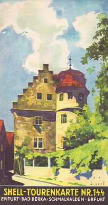 Shell Tourenkarte 144 1930er Jahre