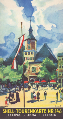 Shell Tourenkarte 146 1930er Jahre