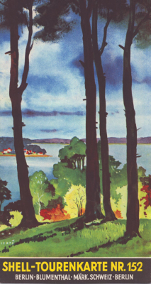 Shell Tourenkarte 152 1930er Jahre