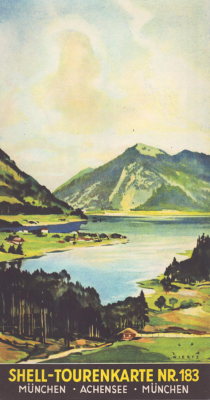 Shell Tourenkarte 183 1930er Jahre