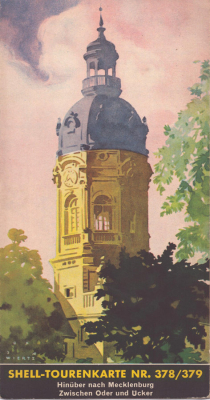 Shell Tourenkarte 378/379 1930er Jahre