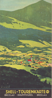 Shell Tourenkarte 41 1930er Jahre