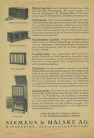 Simens Rundfunkgeräte brochure 12.1929